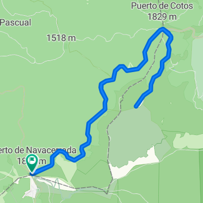 De Navacerrada a Cotos y Valdesqui