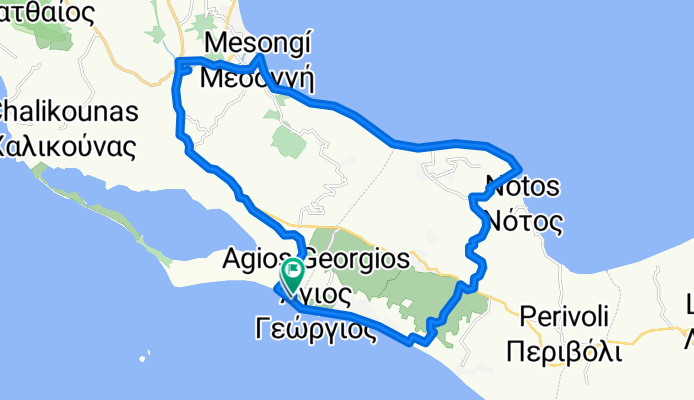 Korfu - Hausberg Tour
