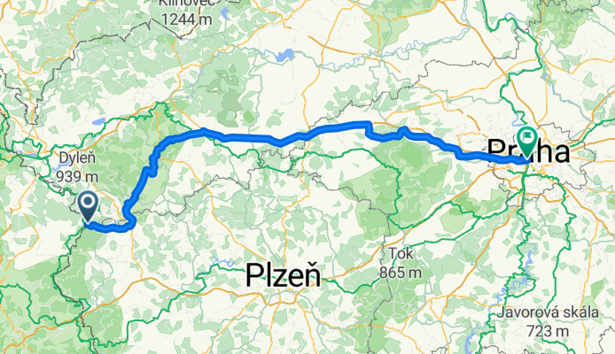 Grenze Süd - Naturpark- Prag