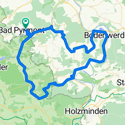 Bad Pyrmont-Hehlen - Polle 80 km