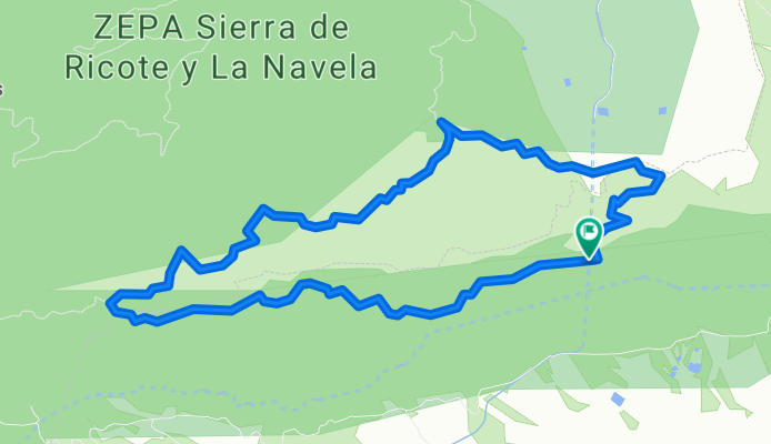 Senderismo por pista del cajal y rambla del Carcelin