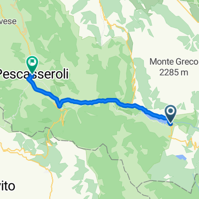 percorso Barrea-Pescasseroli