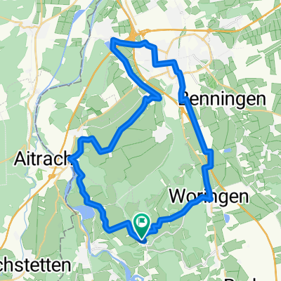 Kronburg - Woringen - Memmingen - Ferthofen - Kardorf - Kronburg 