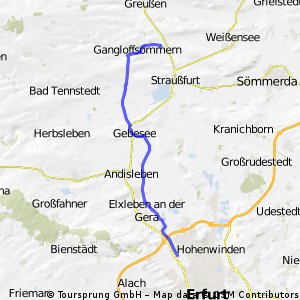 Schilfa Erfurt über Geraradweg