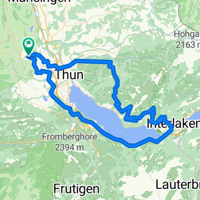 Homberg-Teuffenthal-Grön-Beatenberg-Interlaken-Spiez