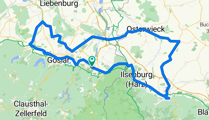 Ausfahrt durch den Vorharz