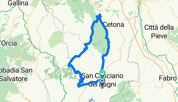 Monte Cetona tour