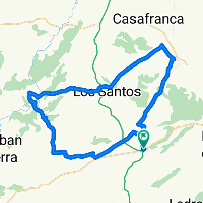 Valdelacasa, San Esteban de la Sierra, cerca de Tornadizo, Los Santos, Fuenterroble y regreso