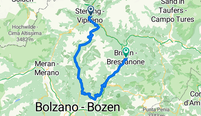 Penser Joch -  Oberinn - Barbian - Brixen