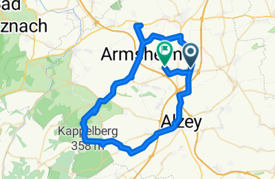 Route in der Bikemap App öffnen