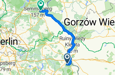 Route in der Bikemap App öffnen