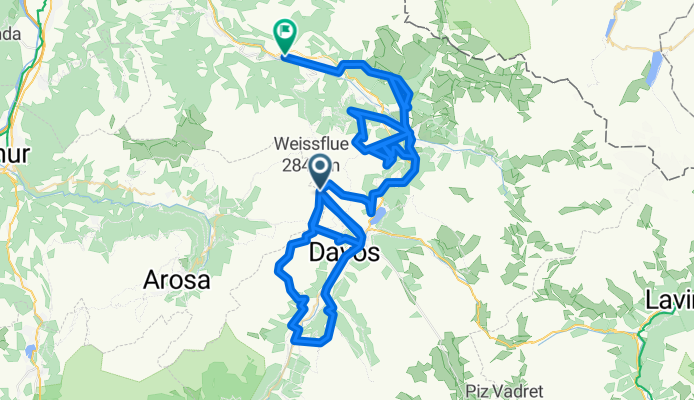 Bahnentours Davos 10000m Enduro