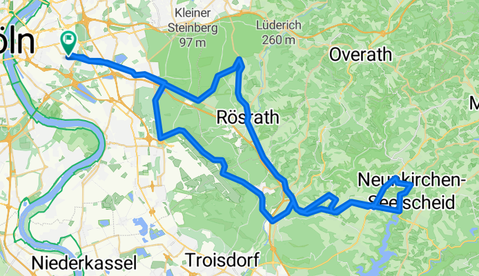 Trainingsrunde um Lohmar