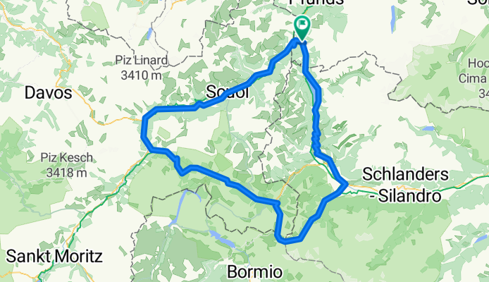 Nauders - Stelvio - Umbrail - Ofenpass - Nauders
