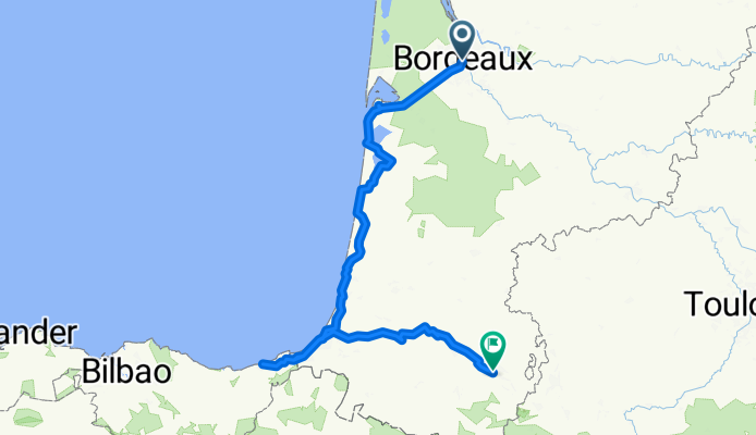 bordeaux-san sebastian-pau