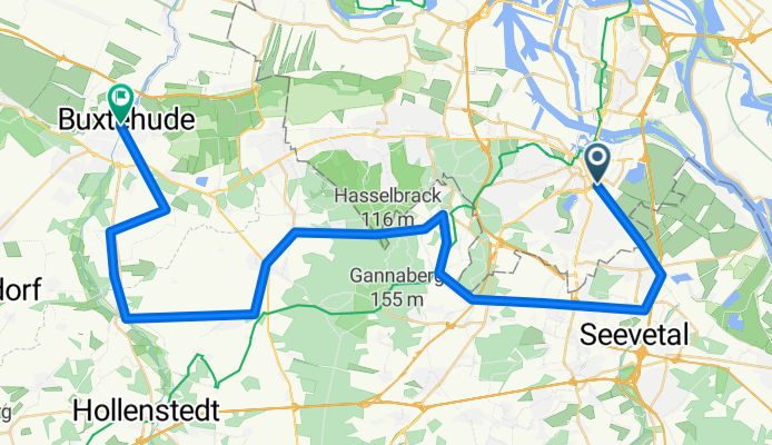 Marsch, Harburger Berge, Geest