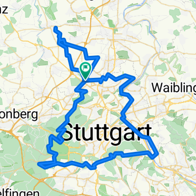RADELTHON 88km-Teilstrecke von Markgröningen aus