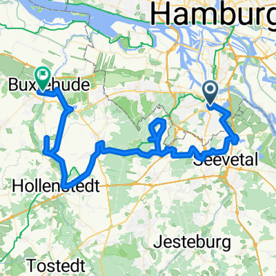 Marsch, Harburger Berge Geest