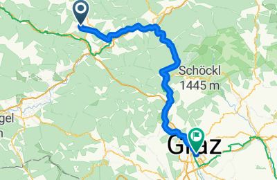 Route in der Bikemap App öffnen