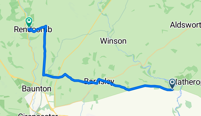 Quenington to Rendcomb