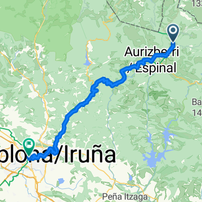 Etapa 1Roncesvalles-Pamplona 53 km