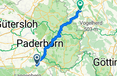 Route in der Bikemap App öffnen