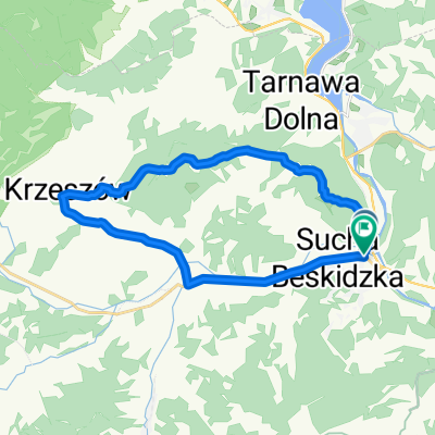 Gołuszkowa Góra - Żurawnica - przeł Carchel