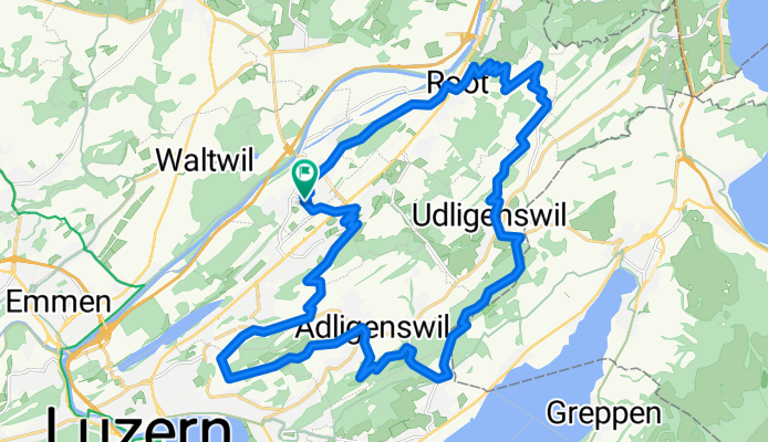 Buchrain-Michaelskreuz-Meggerwald-Dietschiberg-Ebrüti-Buchrain