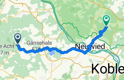 Route in der Bikemap App öffnen