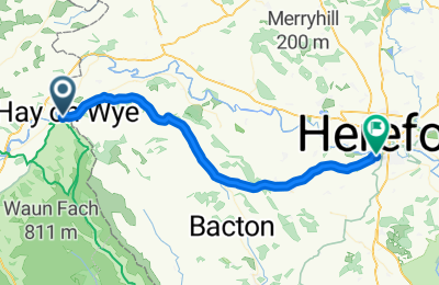 Route in der Bikemap App öffnen