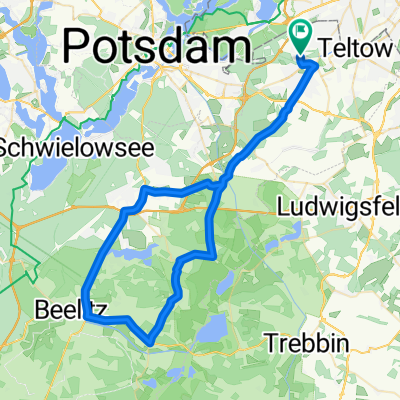 Kleinmachnow-Beelitz-Stücken-Runde