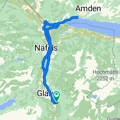 Ennenda-Ziegelbrücke-Weesen-Flugplatz-Ennenda