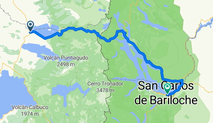 Bariloche por Puyehue / Cardenal Samoré / Villa la Angostura
