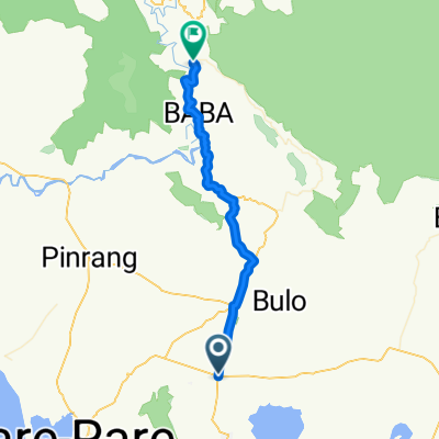Pangkadjene-Enrekan 51km