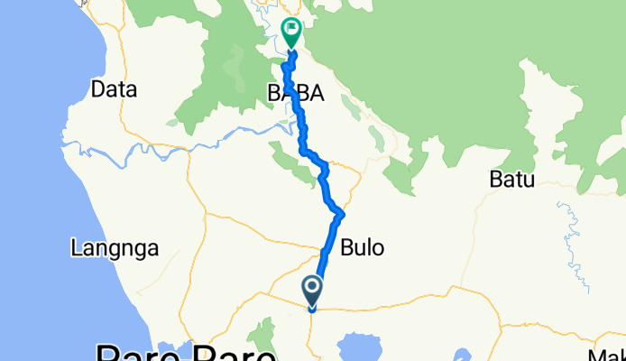 Pangkadjene-Enrekan 51km