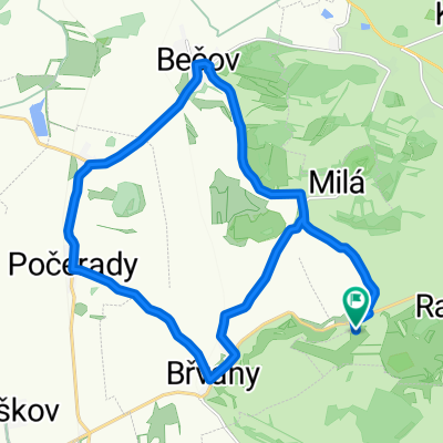 Hrádek-Milá-Bečov-Volevčice-Poč-Břvany-Milá-let