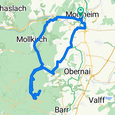 Molsheim &gt; Saint-Odile &amp; back