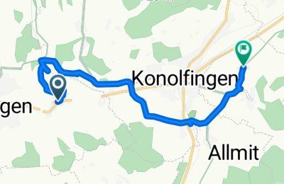 Route in der Bikemap App öffnen
