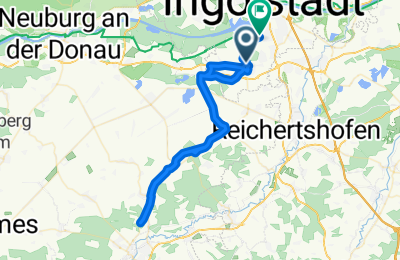 Route in der Bikemap App öffnen