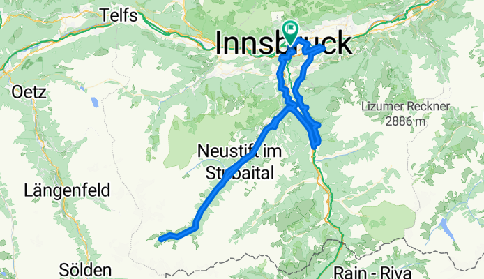 Innsbruck-Stubaital-Ellbögen-Innsbruck