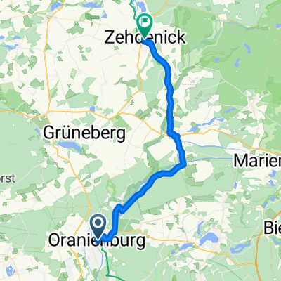 Berlin - Copenhagen - Day 1, 1st Leg (Oranienburg to Zehdenick)