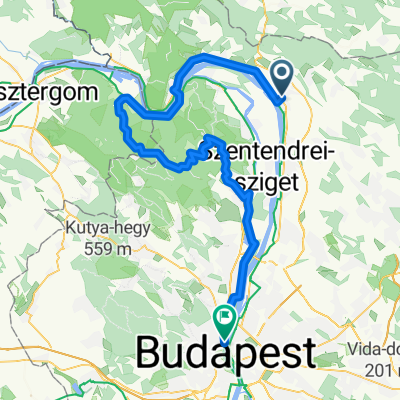 Vác - Nagymaros - Pilismarót - Paprét - Szentendre - Budapest