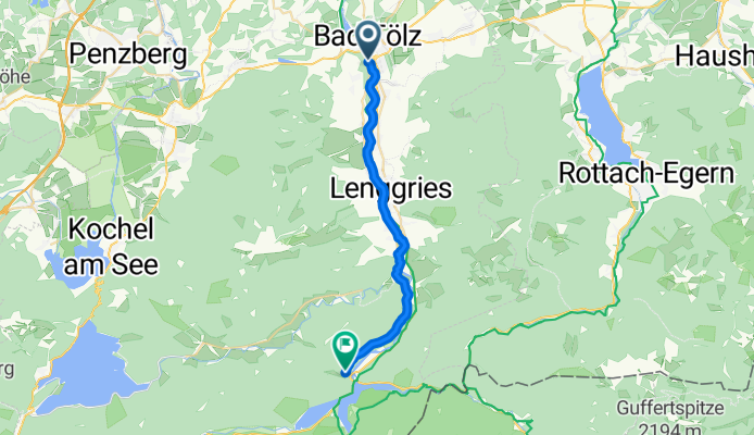 Bad Tölz Isarradweg ab Isardamm 15