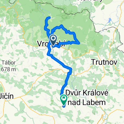 PŘ 5 - Vrchlabí - Černá Hora - Špindlerův Mlýn - Miletín