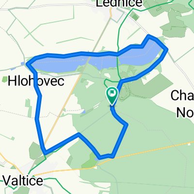 Tři Grácie - Hubert - Randezvous - Valtice- Hlohovec - Hraniční Zámeček - Apollon - Tři Grácie