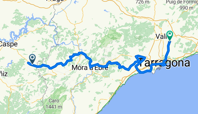 12ª eta Maella - Trragona  164,2