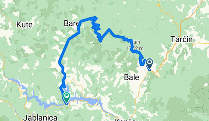 Bradina - martinov grob - Neretvica - Ostrožac