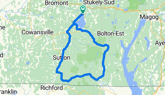 Lac Brome. Knowlton, Mansonville. Scenic, Sutton