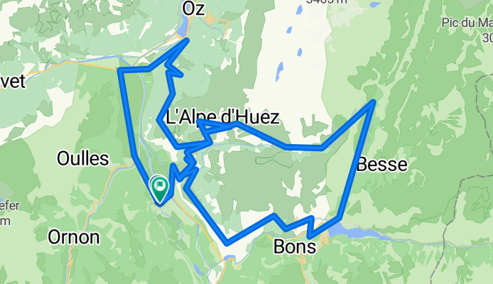 ALPES008- BURG D OISEANS-ALPE DUEZ-COL DE LA SERRETTE