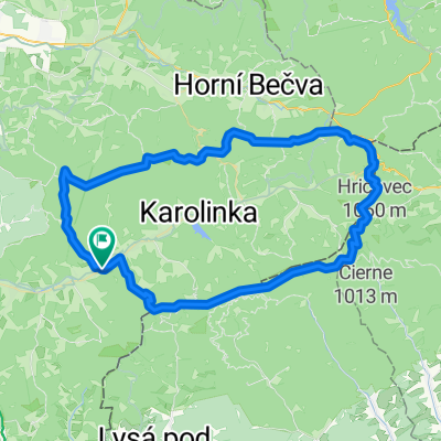 Halenkov - Vsetinske vrchy - Javorniky - Halenkov